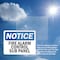 Signmission Fire Alarm Control Sub Panel OSHA Notice Sign, Plastic, 10in W x 7in L, 2PK OS-2PACK-NS-P-710-L-12525 - alternate 3